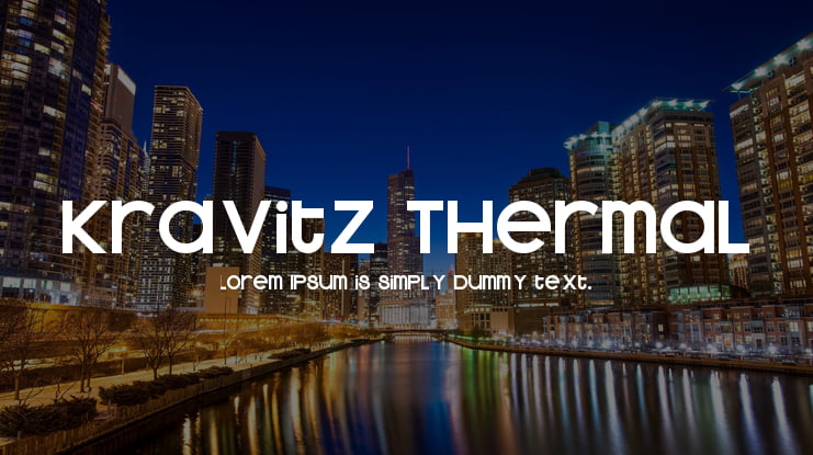 Kravitz Thermal Font Family