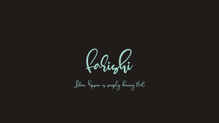 Farishi Font