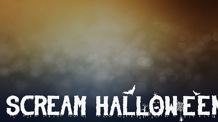 Scream Halloween Font
