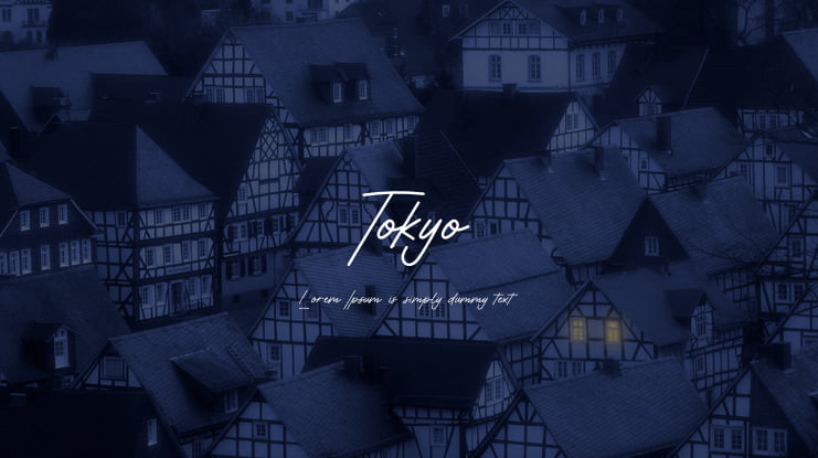 Tokyo Font