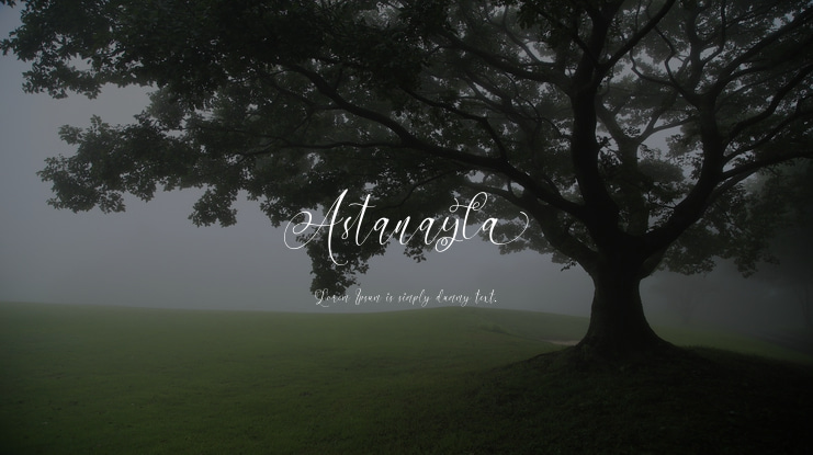 Astanayla Font