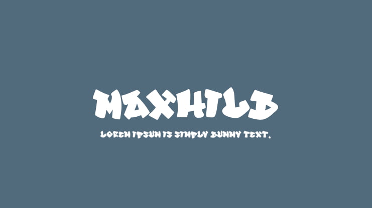 Maxhild Font