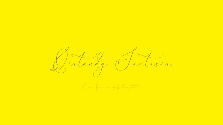 Qirtandy Fantasia Font