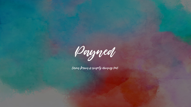 Payned Font