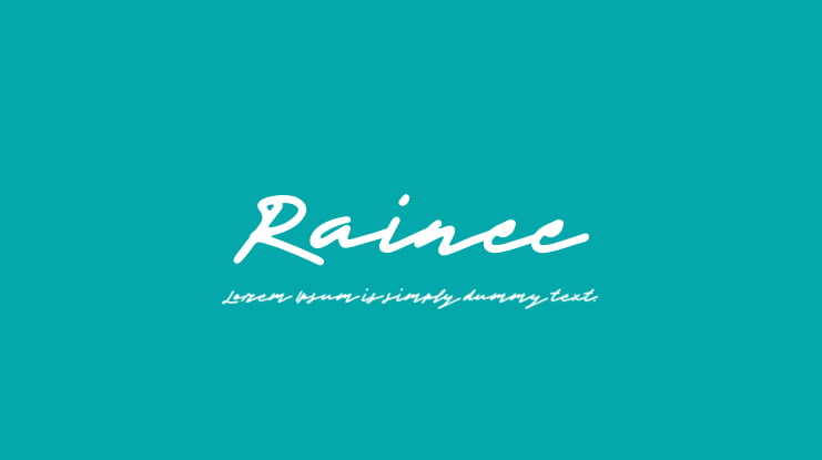 Rainee Font