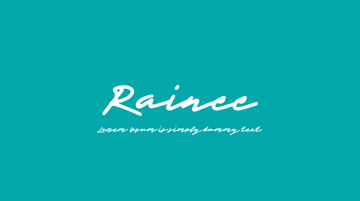 Rainee Font