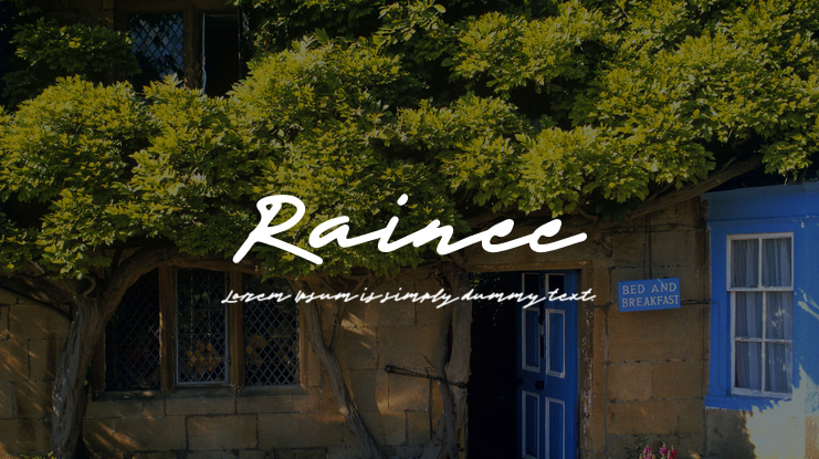 Rainee Font