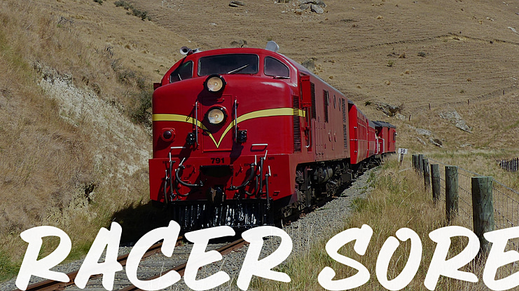 Racer Sore Font
