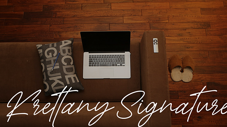 Krettany Signature Font