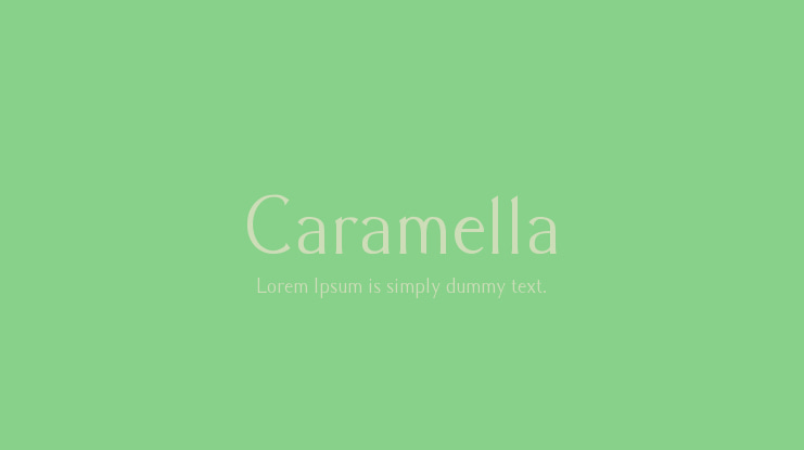 Caramella Font