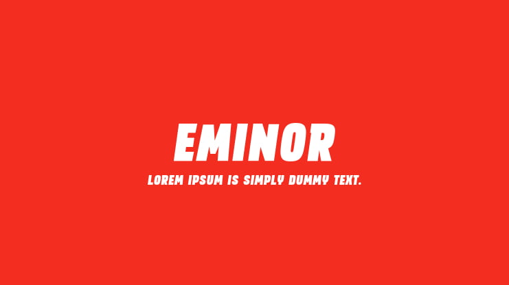 EMINOR Font