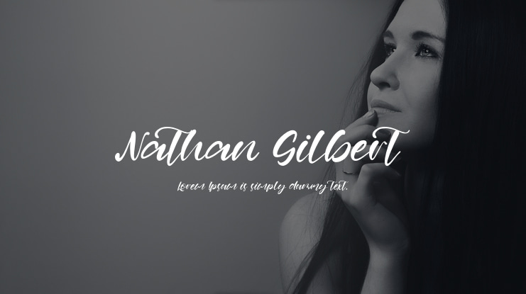 Nathan Gilbert Font