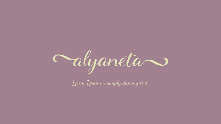 alyaneta Font