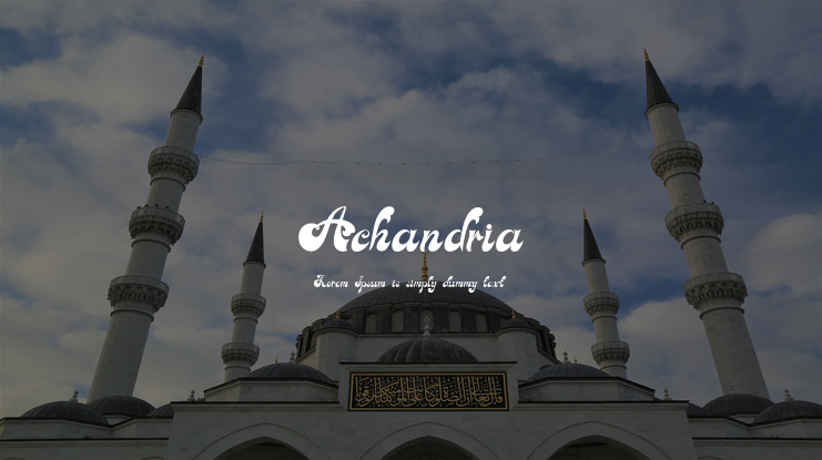 Achandria Font