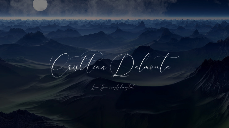 Cristtina Delmonte Font Family