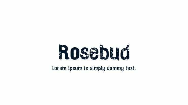 Rosebud Font Family