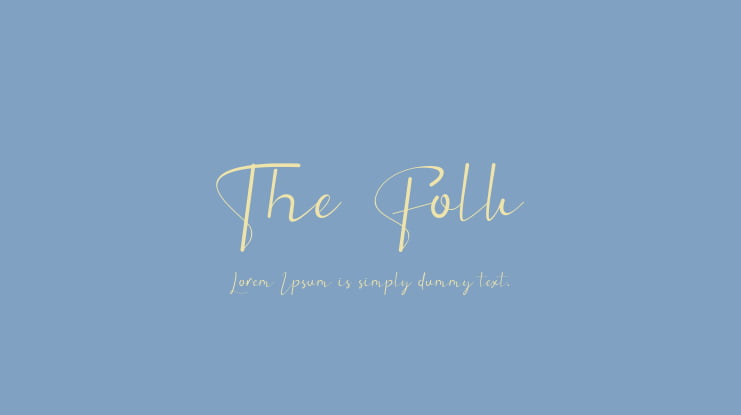 The Folk Font