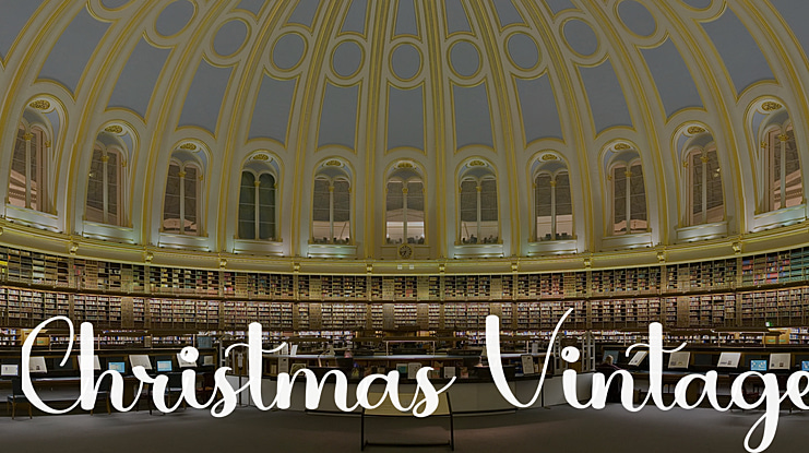 Christmas Vintage Font