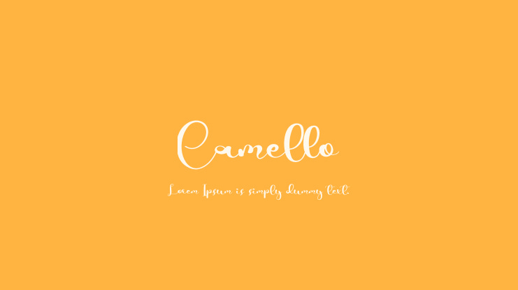 Camello Font