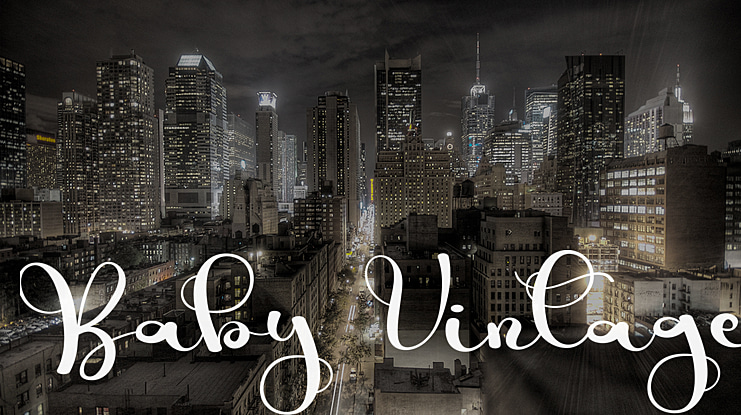 Baby Vintage Font