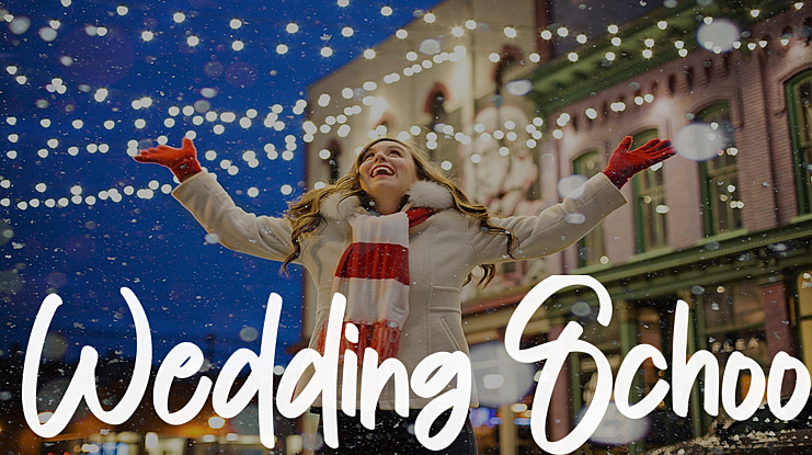 Wedding School Font