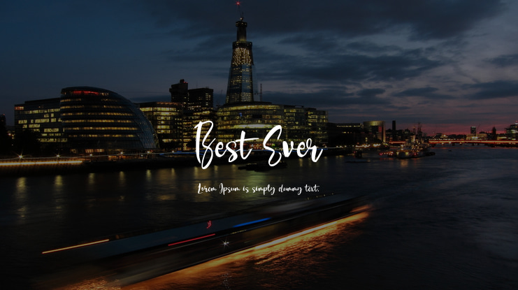 Best Ever Font