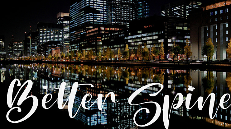 Better Spine Font Family