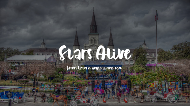 Stars Alive Font