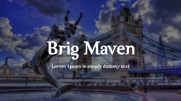 Brig Maven Font