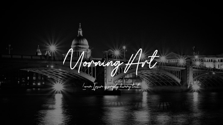 Morning Art Font