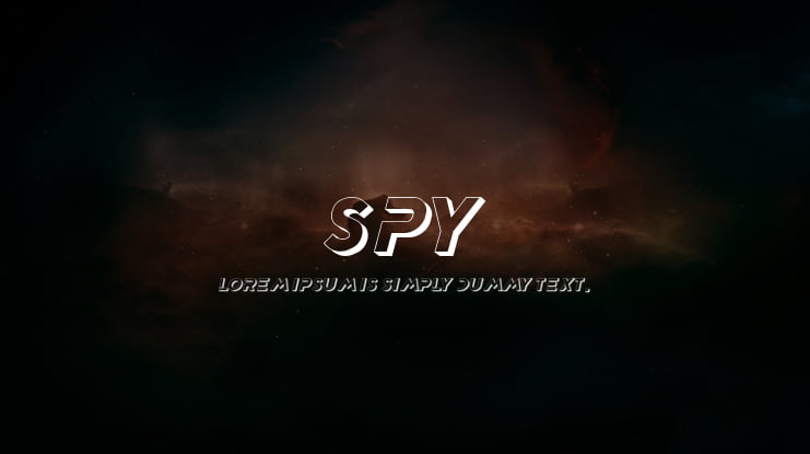 Spy Font