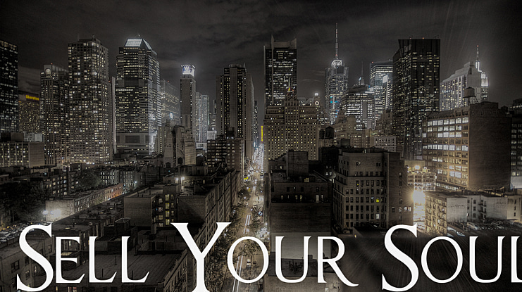 Sell Your Soul Font