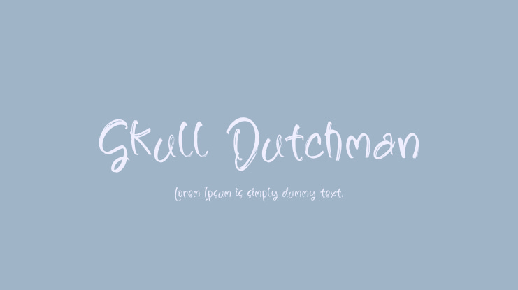 Skull Dutchman Font
