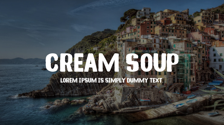 Cream Soup Font