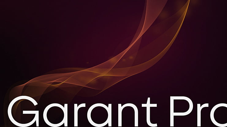 Garant Pro Font Family