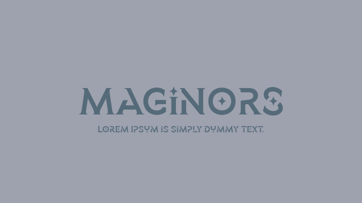 Maginors Font