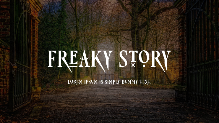Freaky Story Font