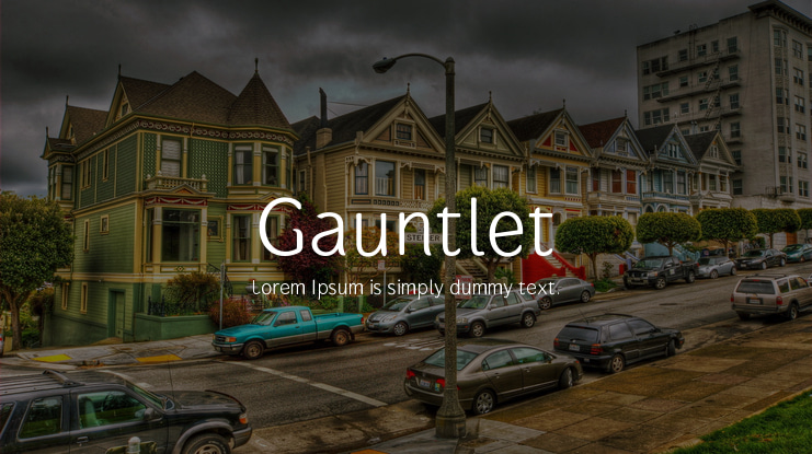 Gauntlet Font Family