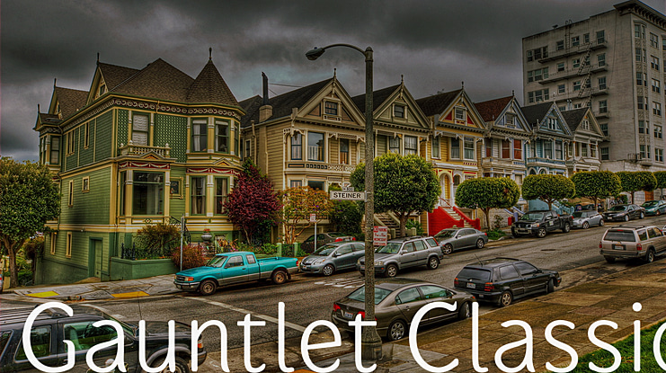 Gauntlet Font Family