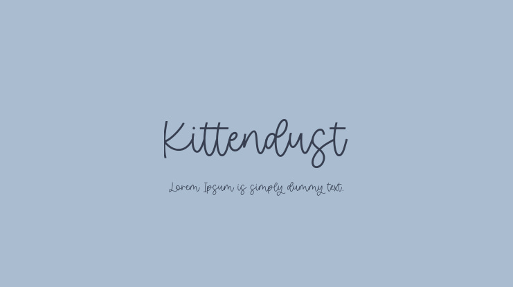 Kittendust Font
