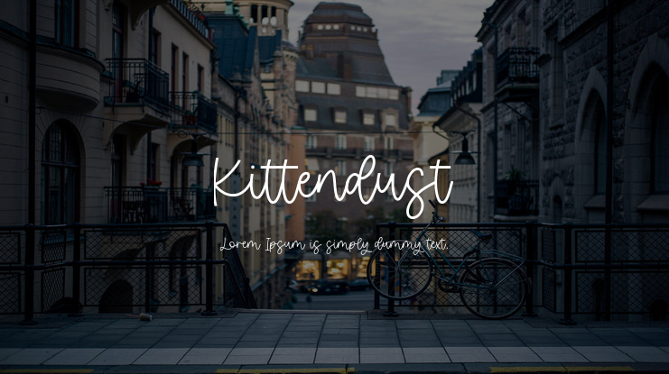 Kittendust Font