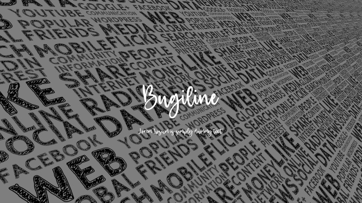Bugiline Font