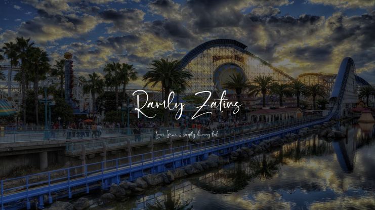 Ramly Zatins Font