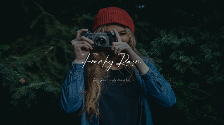 Franky Rain Font
