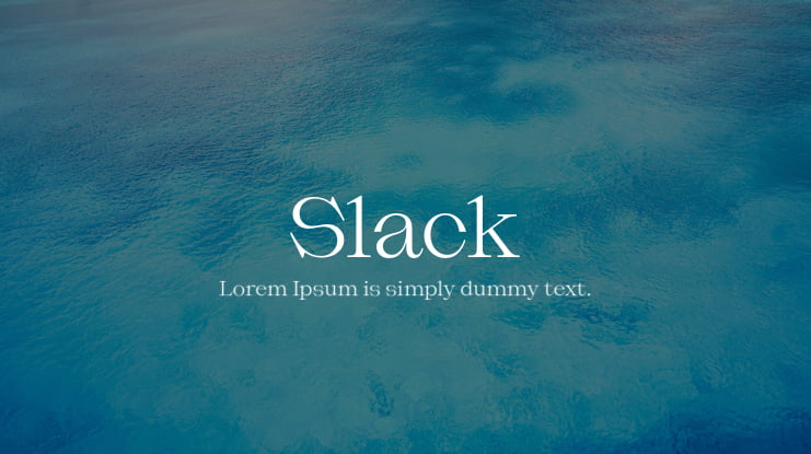 Slack Font