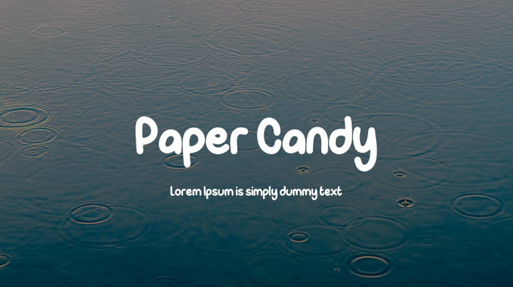 Paper Candy Font