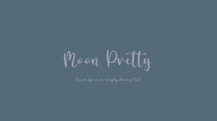 Moon Pretty Font