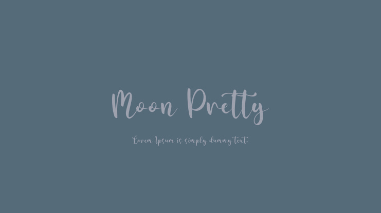 Moon Pretty Font