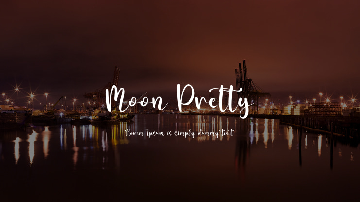 Moon Pretty Font