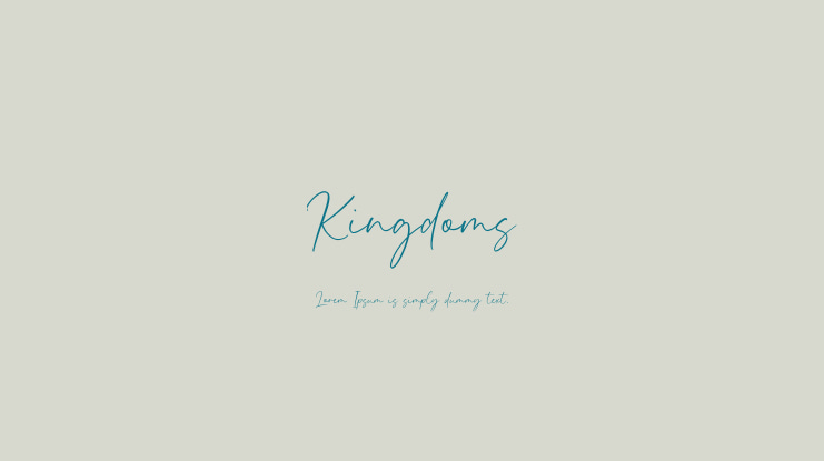 Kingdoms Font